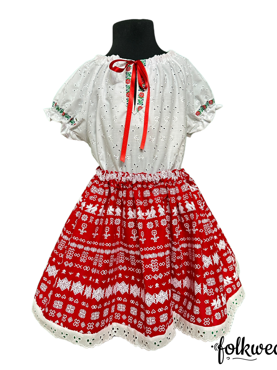 Dievčenský folklórny set