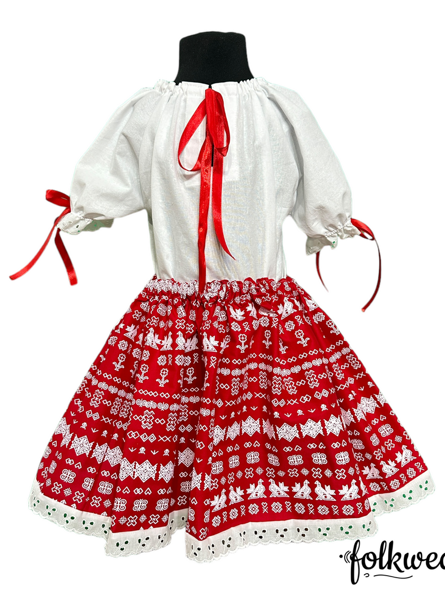 Dievčenský folklórny set