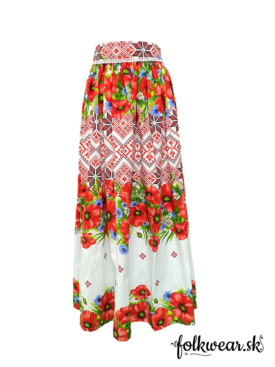 Dlhá folklórna sukňa